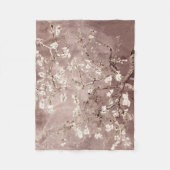 Couverture Polaire Vincent Van Gogh Almond Blossoms Taupe Beige (Devant)