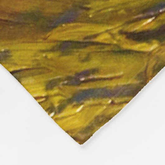 Couverture Polaire Vincent van Gogh Art Fleece Blanche (Coin)