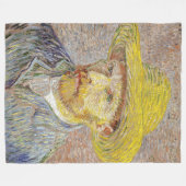 Couverture Polaire Vincent van Gogh - Autoportrait avec Casquette de  (Devant (Horizontal))