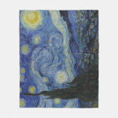 Couverture Polaire Vincent Van Gogh Chef-d'oeuvre de nuit Starry (Devant)