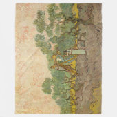 Couverture Polaire Vincent van Gogh - Femmes cueillette d'olives (Devant)