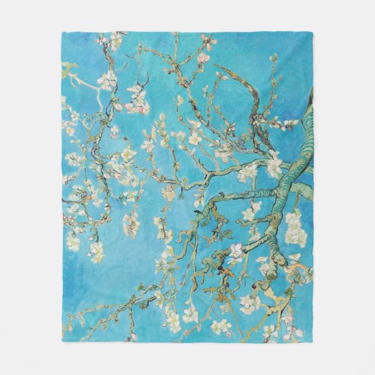 Couverture Polaire Vincent van Gogh - Fleur d'amandes (Devant)