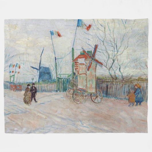 Couverture Polaire Vincent van Gogh - Impasse des Deux Frères (Devant (Horizontal))