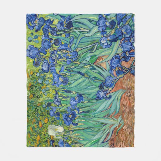Couverture Polaire Vincent Van Gogh - Irises (Devant)