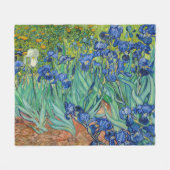 Couverture Polaire Vincent Van Gogh - Irises (Devant (Horizontal))