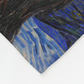 Couverture Polaire Vincent Van Gogh - La nuit étoilée (Coin)