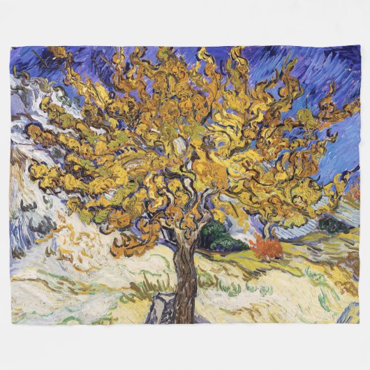 Couverture Polaire Vincent van Gogh - Le Mulberry Tree (Devant (Horizontal))
