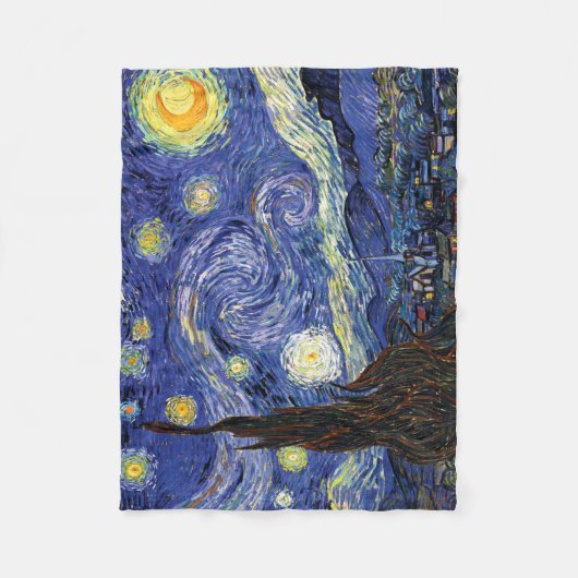Couverture Polaire Vincent Van Gogh - Le Starry Night Fine Art (Devant)