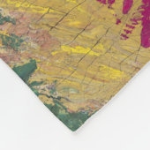 Couverture Polaire Vincent van Gogh - Le Train Bleu (Coin)