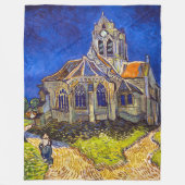 Couverture Polaire Vincent van Gogh - L'église d'Auvers (Devant)