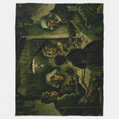 Couverture Polaire Vincent van Gogh - Les mangeurs de pommes de terre (Devant)