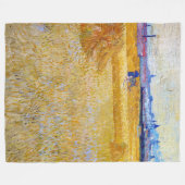 Couverture Polaire Vincent van Gogh - Les pêcheurs (Devant (Horizontal))