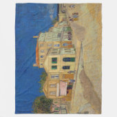 Couverture Polaire Vincent van Gogh - Maison Jaune / Rue (Devant)