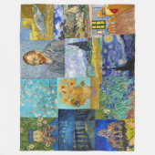 Couverture Polaire Vincent Van Gogh - Masterpieces Patchwork (Devant)