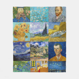 Couverture Polaire Vincent Van Gogh - Masterpieces Patchwork