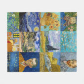 Couverture Polaire Vincent Van Gogh - Masterpieces Patchwork (Devant (Horizontal))