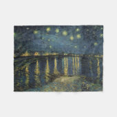 Couverture Polaire Vincent van Gogh | Nuit étoilée sur le Rhône (Devant (Horizontal))