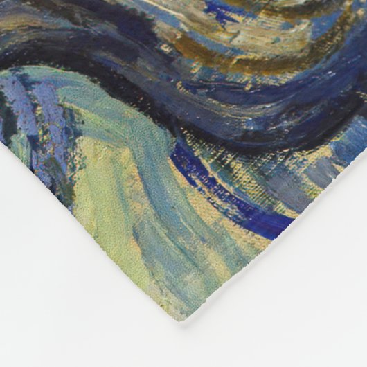 Couverture Polaire Vincent van Gogh - Oliviers aux Alpilles (Coin)