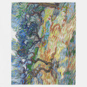 Couverture Polaire Vincent van Gogh - Oliviers : Ciel bleu vif (Devant)