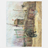 Couverture Polaire Vincent van Gogh - Scène de rue à Montmartre (Devant)