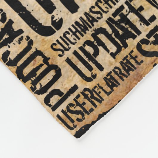 Couverture Polaire vintage (Coin)