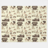 Couverture Polaire Vintage (Devant (Horizontal))