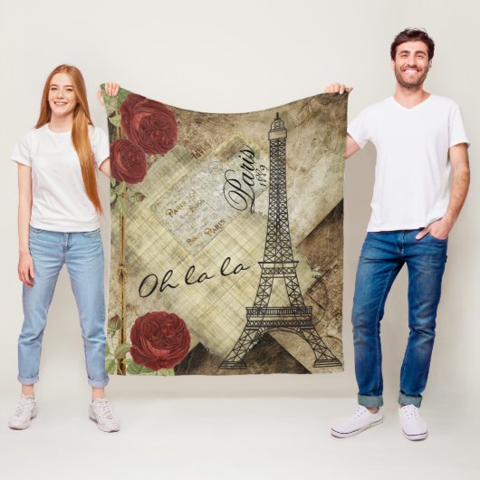 Couverture Polaire Vintage (En situation)