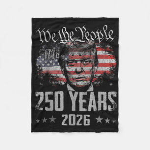 Couverture Polaire Vintage 250 Ans 1776 2026 250e Anniversaire 4 Juil