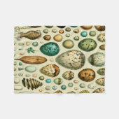 Couverture Polaire Vintage Bird Eggs French Fish Egg (Devant (Horizontal))