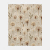 Couverture Polaire Vintage Botanical Floral Pattern (10) (Devant)