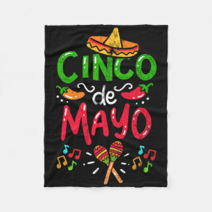 Couverture Polaire Vintage Cinco De Mayo Mexique