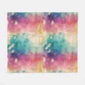 Couverture Polaire Vintage Dandelion Abstract Pattern (4) (Devant (Horizontal))