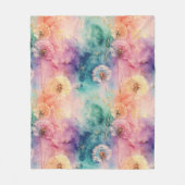 Couverture Polaire Vintage Dandelion Abstract Pattern (5) (Devant)