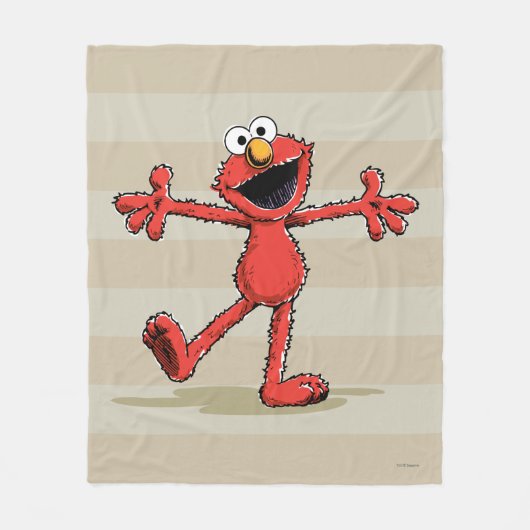Couverture Polaire Vintage Elmo (Devant)