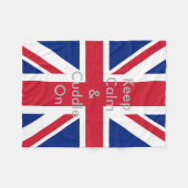 Couverture Polaire vintage london mode britanno (Devant (Horizontal))