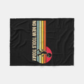 Couverture Polaire Vintage No New Tools Today  (Devant (Horizontal))