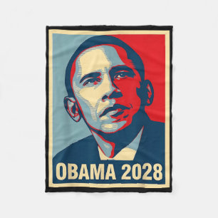 Couverture Polaire Vintage Obama 2028 Un drôle d'élection politique p