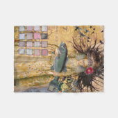 Couverture Polaire Vintage Pisces femme gothique classique (Devant (Horizontal))