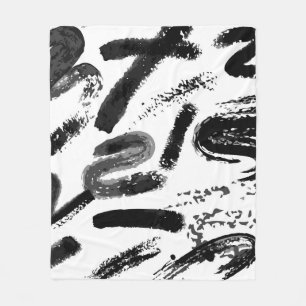 Couverture Polaire Vintage seamless hand painted watercolor dry brush