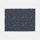 Couverture Polaire Vintage Stamp Pattern Fleece (Devant (Horizontal))