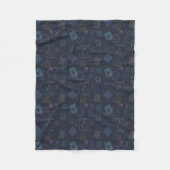 Couverture Polaire Vintage Stamp Pattern Fleece (Devant)