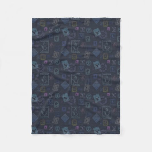 Couverture Polaire Vintage Stamp Pattern Fleece (Devant)