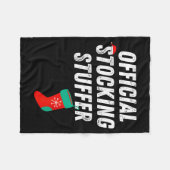 Couverture Polaire Vintage Stocking Stuffer Stocking Matching Couple (Devant (Horizontal))