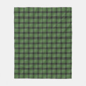 Couverture Polaire Vintage Vert Noël vacances plaid Cadeau (Devant)