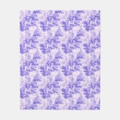Couverture Polaire Vintage violet toile de joie (Devant)