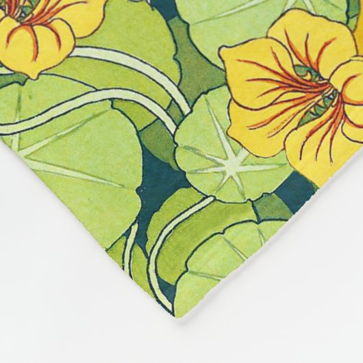 Couverture Polaire Vintage Waterlilies (Coin)