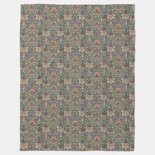 Couverture Polaire Vintage William Morris (Devant)