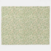 Couverture Polaire Vintage William Morris Willow Bough (Devant (Horizontal))
