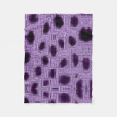 Couverture Polaire Violet-Bleu tacheté (Devant)