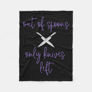 Couverture Polaire Violet Fibro Lupus Spoonie Sensibilisation À Parti